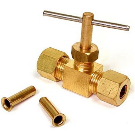 Dial Mfg 9406 0.25 X 0.25 In. Straight MPT In Line Water Shutoff Valve